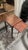 Vintage Mahogany Candle Stand End Table With Pull-Out Slide Leaf For Sale - Image 4 of 6