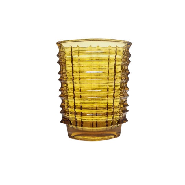 New Look Optical Vase by Jan Sylwester Drost for Ząbkowice Glassworks, 1970s For Sale - Image 11 of 11