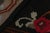 Mid Century Bessarabian Kilim Rug Vintage Black Red Floral Pattern Flat Weave For Sale - Image 9 of 9