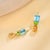 Contemporary Kai GemFusion 13.65ctw Topaz Peridot Cirtine Diamond Convertible Drop Earrings in 14k Gold, A Pair For Sale - Image 3 of 7