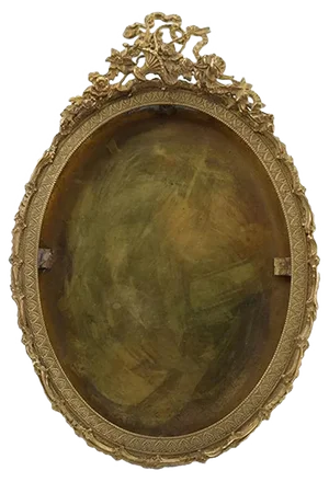 Antique Gilded Brass Photo Frame