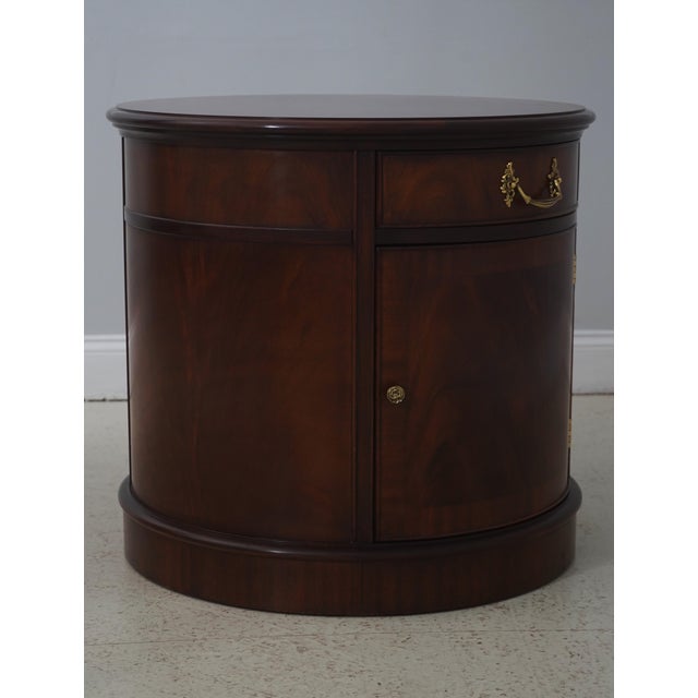 Age: C.2003 Details: Mahogany Adjustable Shelves High Quality Construction Traditional Style Nice Inlay Work Throughout...