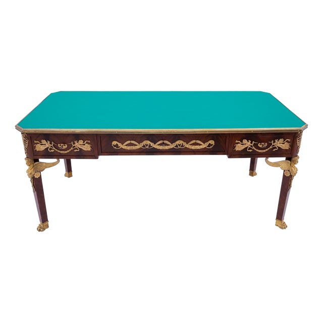 Empire Desk by Mercier Frères, France, 1880s For Sale