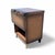 1950s Atomic Walnut Drop-Front Nightstand With Metal Legs, Mid-Century For Sale - Image 14 of 16