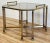 Late 20th Century Vintage Smoked Glass and Brass Table For Sale - Image 5 of 12