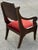 Empire French Mahogany Library Armchairs, Set of 2 For Sale - Image 10 of 11