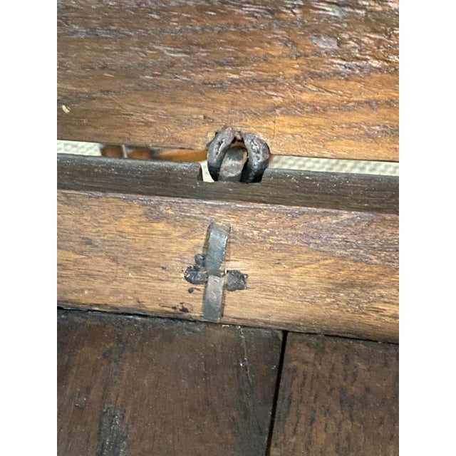 Antique English Carved Storage Chest with Lift Top For Sale - Image 9 of 13