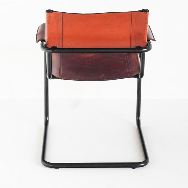 Cantilever Chair Model Mg5 in Leather by Matteo Grassi, Italy, 1990s For Sale - Image 6 of 16