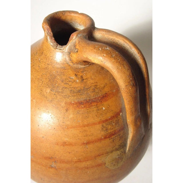 Vintage Terracotta Clay Handled Oil Jars - a Pair For Sale - Image 4 of 9