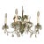 Antique Tole 6 Arm Chandelier Circa 50s For Sale