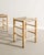 Mid-Century French Wooden Stools with Grass Seats attributed to Charlotte Perriand, 1960s, Set of 2 For Sale - Image 3 of 7