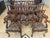 Hand Carved Mahogany Chairs For Sale - Image 4 of 12