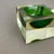Murano Green Glass Sommerso Block Cube Ashtray from Flavio Poli, Italy, 1970s For Sale - Image 11 of 18