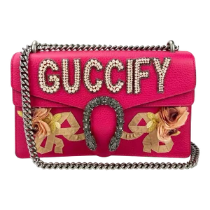 Gucci Dionysus Pink Guccify Small Handbag NWOT