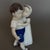 Bing & Grondahl 1950s Bing and Grondahl “Love Refused” Girl Kissing Boy For Sale - Image 4 of 12