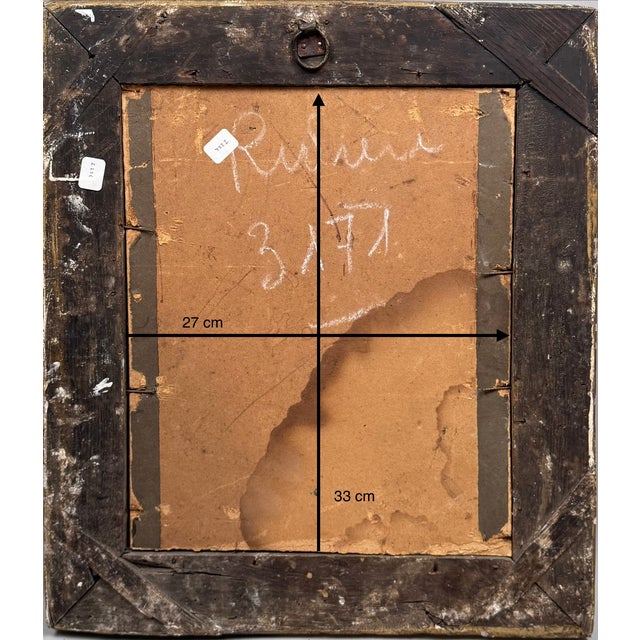 Portrait of a Young Girl, 1780, Oil Painting, Framed For Sale - Image 5 of 6