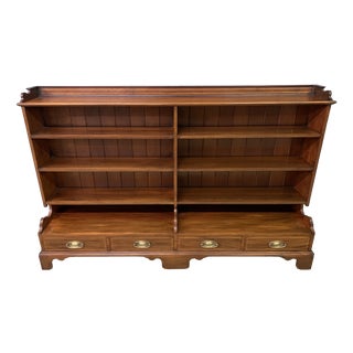 Mahogany Open Bookcase by Lamb of Manchester, 1900 For Sale