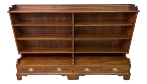 Mahogany Open Bookcase by Lamb of Manchester, 1900