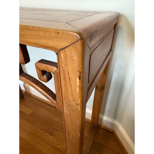19th C Chinese Elm Altar Table For Sale - Image 9 of 10