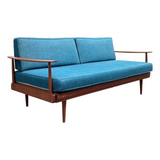 Mid-Century Modern Daybed in Teak by Wilhelm Knoll, 1960s For Sale