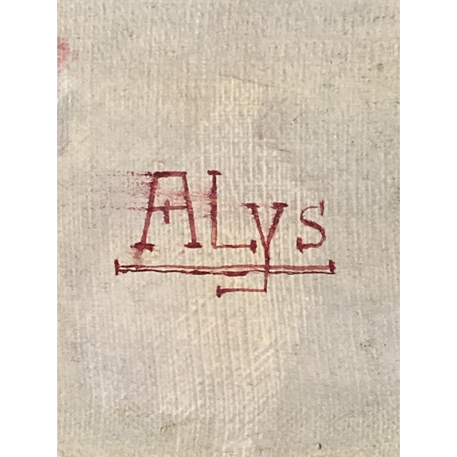 Alys, Rose, 1960s, Oil on Canvas For Sale - Image 3 of 15