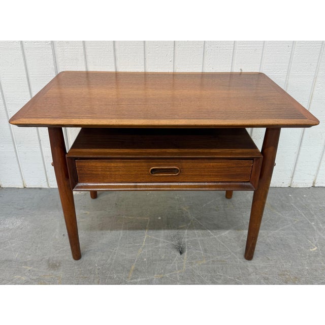 Mid-Century Danish Modern Arne Vodder Teak Nightstands - Set of 2 For Sale In Philadelphia - Image 6 of 9