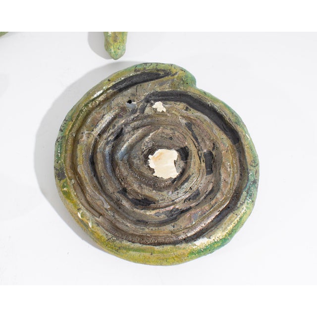 Set of 10, 1991 “Essential Equation” Abstract Ceramic Wall Sculptures Ana England For Sale - Image 9 of 10