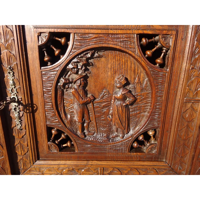 Antique Sideboard from Bedel & Cie For Sale - Image 14 of 18
