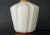 1950s Mid-Century Modern Textured White Ceramic & Maple Wood Table Lamp For Sale - Image 11 of 13
