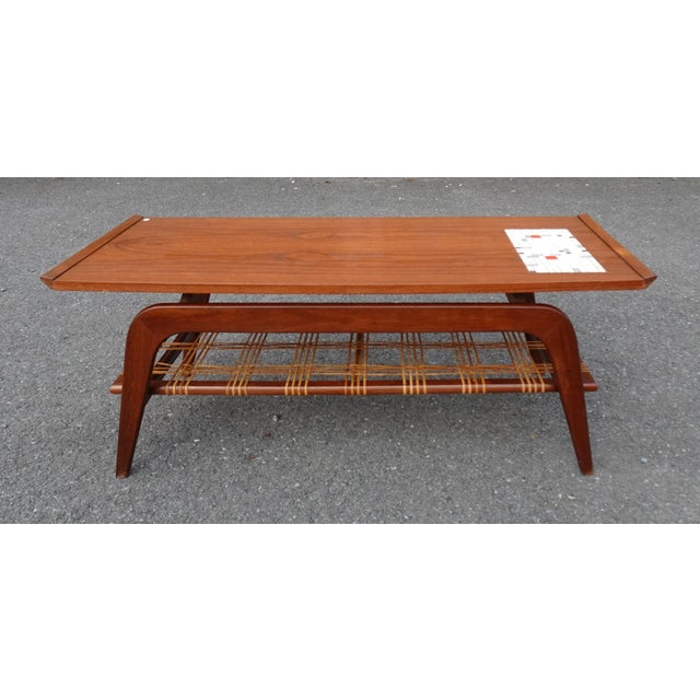 Dutch Teak Coffee Table by Louis Van Teeffelen for Wébé, 1950s For Sale - Image 14 of 14
