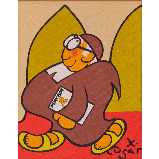 Late 20th Century Xavier Cugat (1900-1990, Spanish) "Monkey Business" For Sale - Image 5 of 9