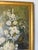 Wood 1980s Vintage Impressionist Floral Still Life Oil on Board Painting, Signed, Framed For Sale - Image 7 of 12