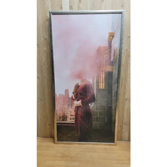 Contemporary Modern Abstract Rooftop City Scene Digital Media Art For Sale - Image 9 of 12