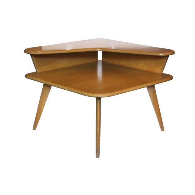 HeywoodWakefield Corner Side Table Chairish