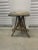 Early 20th century American Adirondack table constructed from twigs, with a bentwood half-horseshoe decorating the front...