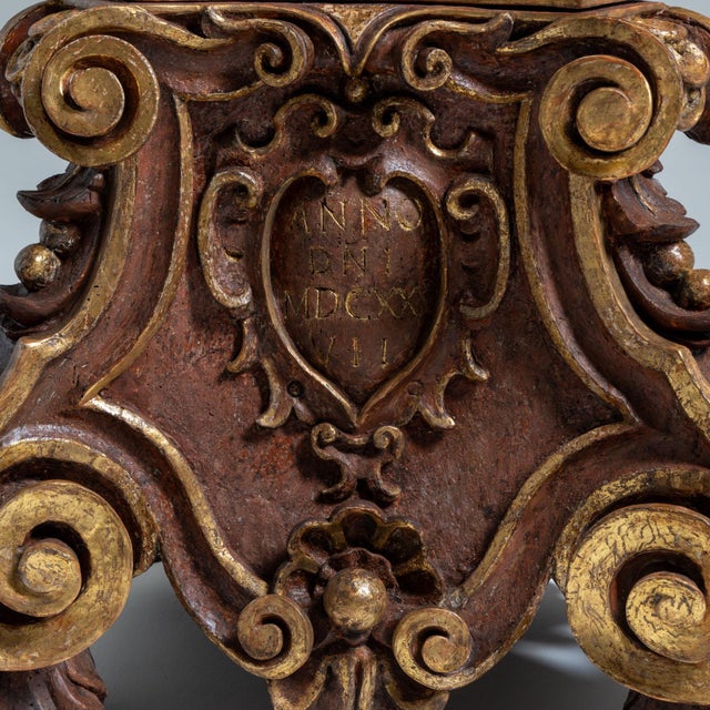 Early Baroque Altar Candlesticks, Florence, 1627, Set of 2 For Sale - Image 11 of 12
