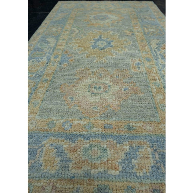 Early 21st Century Turkish Oushak Rug 1'11" x 3'3" #17502 For Sale - Image 5 of 8