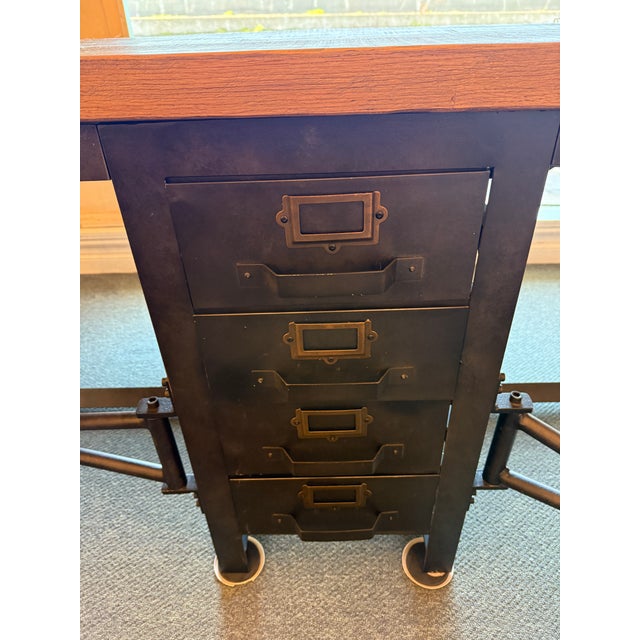 Four Hands Rupert Industrial Architect Work Table Desk | Chairish