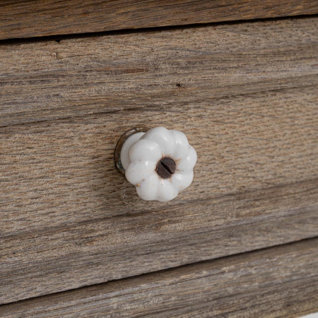 1900s Belgian Bleached Oak Bedside Table For Sale - Image 10 of 18