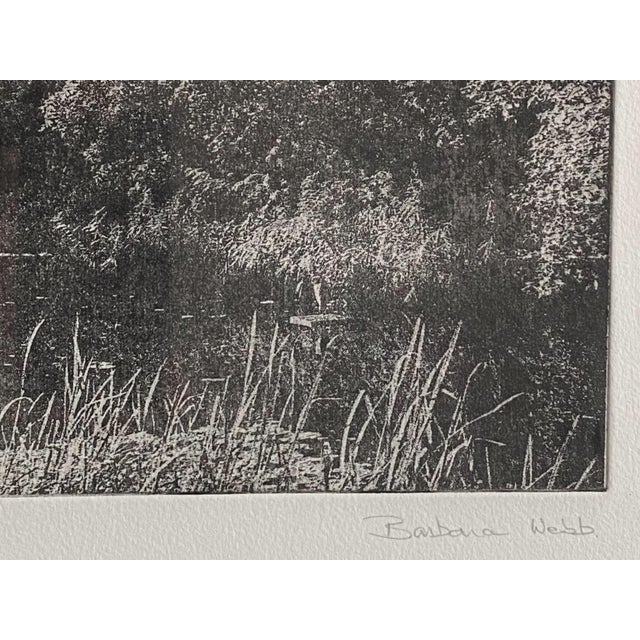 1990s Barbara Webb, Gasometers, Kings Cross, Limited Edition Etching, 1990s, Framed For Sale - Image 5 of 11
