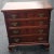 Wood Antique George III Flame Mahogany 4-Drawer Bachelor Chest of Drawers, Circa 1890 For Sale - Image 7 of 12
