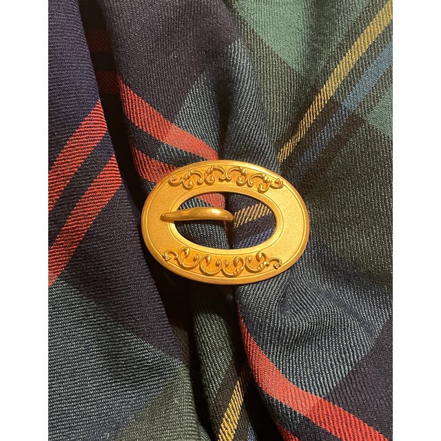 Late 19th Century Victorian Gold Gilded Buckle Brooch - For Sale In Monterey, CA - Image 6 of 7