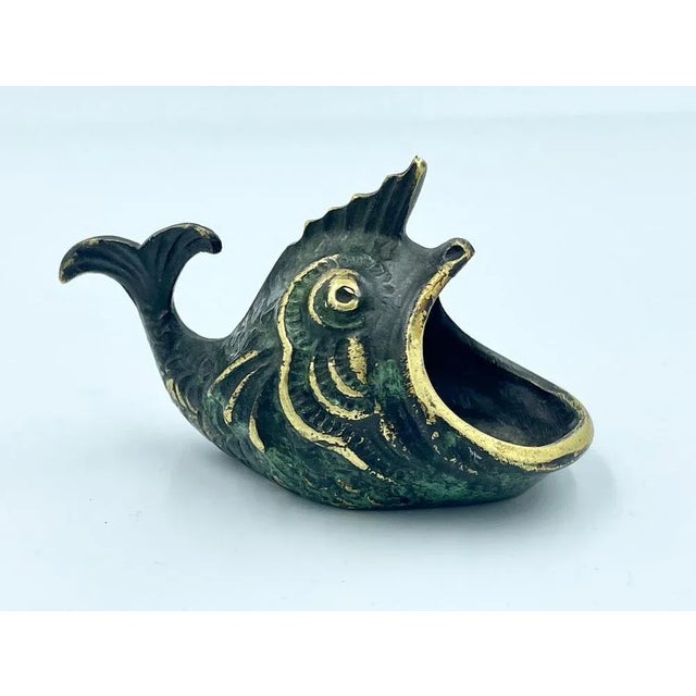 Ashtray in Bronze by Walter Bosse for Hagenauer Workshops, 1960s, in Flawless conditions. Designed 1960 to 1969 This piece...