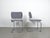 Bauhaus Steel Tube Cantilever Chairs with Grey Fabric Upholstery, Germany, 1970s, Set of 2 For Sale - Image 3 of 18