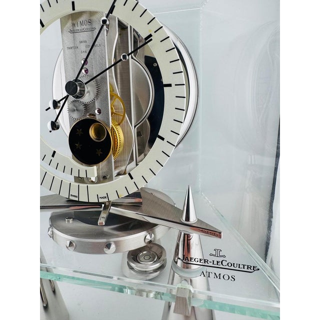 Metal Atmos Cal. 548 Atmos Atlantis Phase De Lune by Jaeger-Lecoultre for Aeg For Sale - Image 7 of 18