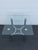 Late 20th Century Hollywood Regency Mid Century Chrome Glass Top Side End Table 6418 For Sale - Image 5 of 11