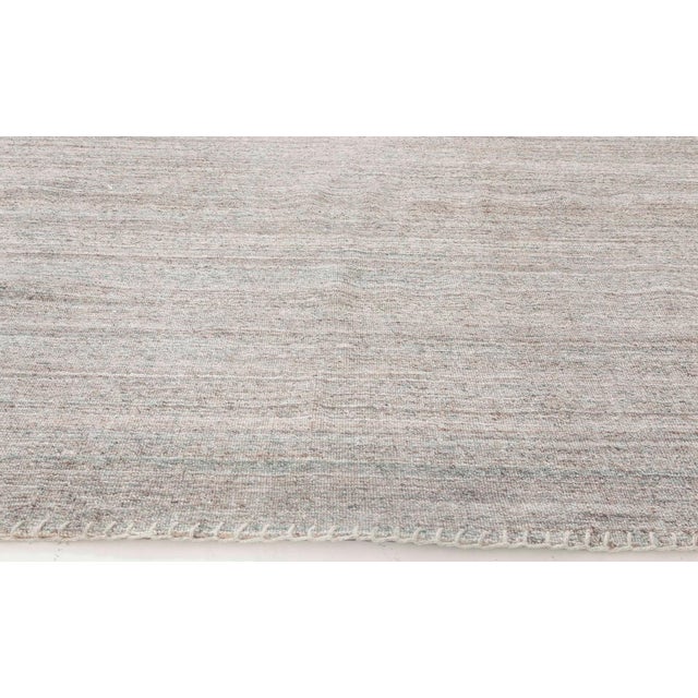 Early 21st Century Bauer Collection Modern Grey Pattern-Less Rug by Doris Leslie Blau For Sale - Image 5 of 7
