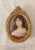 Late 19th Century 19th C Porcelain Miniature Portrait Young Woman W Dark Hair Signed Sherl For Sale - Image 5 of 12