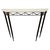Mid-Century Modern Italian Brass Console Table with White Marble Top, 1950s For Sale - Image 11 of 11