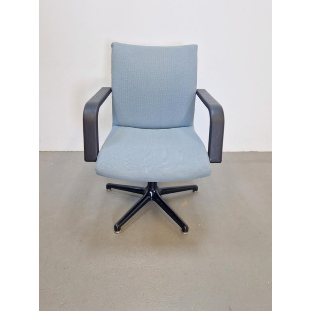 Black Vintage Channel Swivel Office Chairs by Geoffrey Harcourt for Artifort, 1980s, Set of 6 For Sale - Image 8 of 14